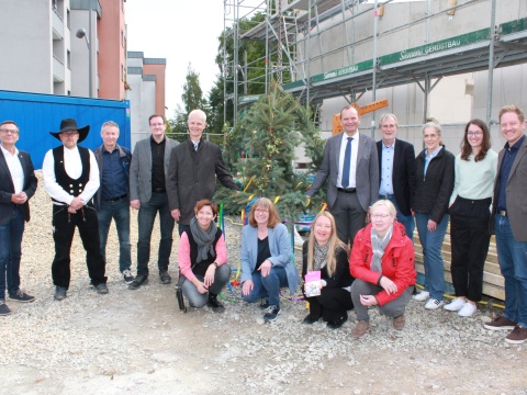 Campus-Kita feiert Richtfest