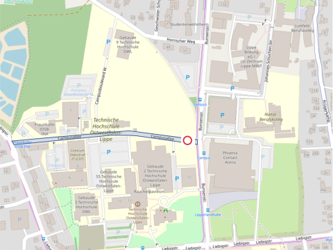 Campusallee gesperrt