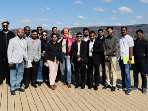 Delegation aus Indien am 1.4.25 zu Gast auf dem Innovation Campus Lemgo