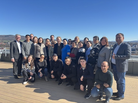 Delegation aus Zentralasien am 19.3.25 zu Gast auf dem Innovation Campus Lemgo