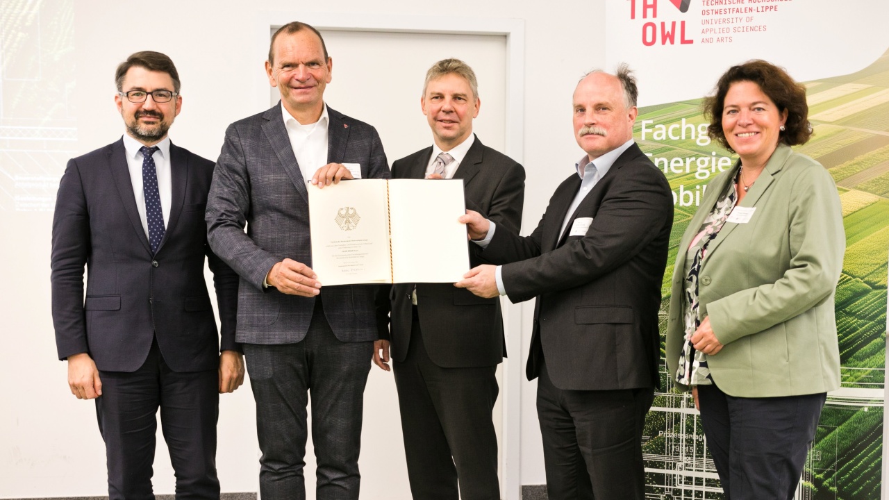 Technische Hochschule Ostwestfalen-Lippe erhält 18 Millionen EURO Förderung für das Mobilitätszentrum UrbanLand, 8.11.24