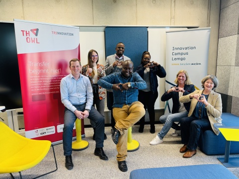 Delegation der United States International University Africa (USIU) zu Gast auf dem Innovation Campus Lemgo