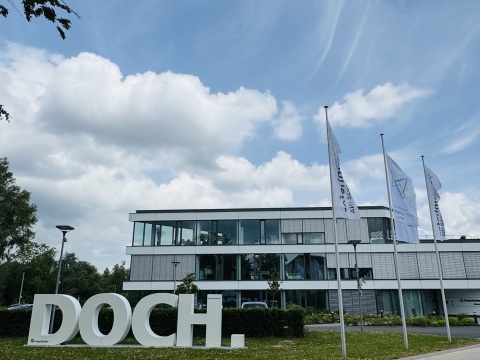 Flaggen auf dem Innovation Campus Lemgo