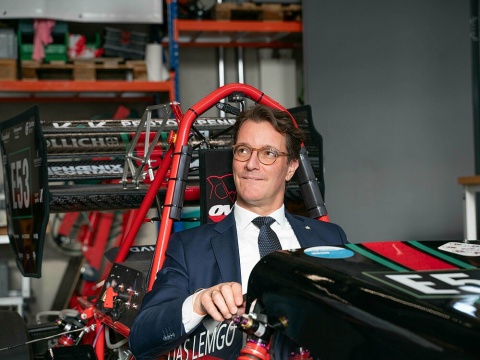 Ministerpräsident Hendrik Wüst zu Besuch auf dem Innovation Campus Lemgo, 18.11.24