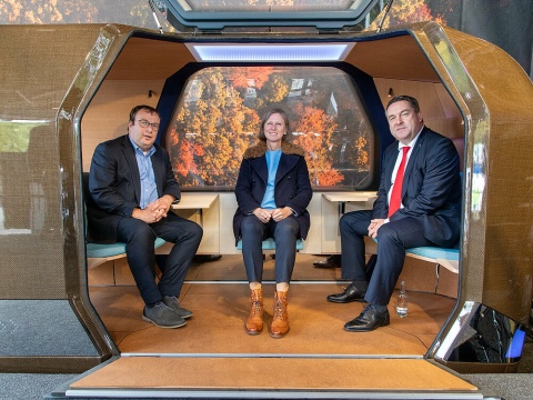 MONOCABs fahren jetzt auf stillgelegter Extertal-Strecke