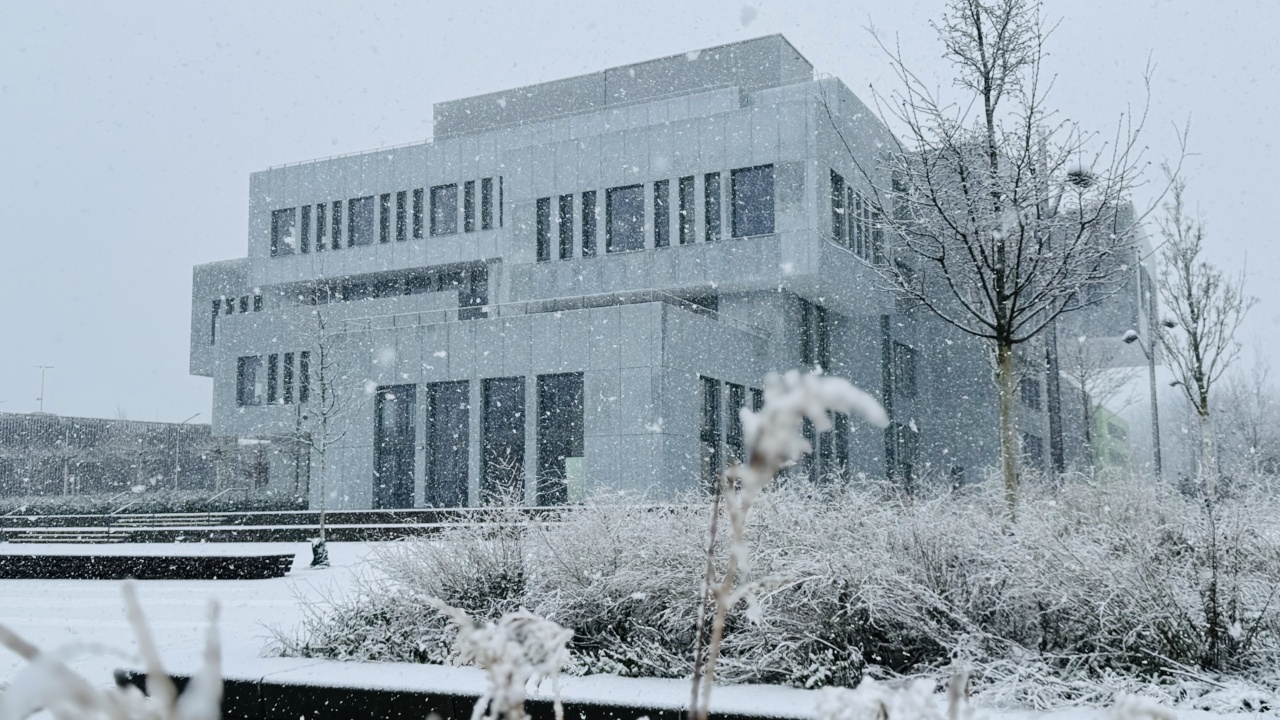 Winterliche Impressionen vom Innovation Campus Lemgo