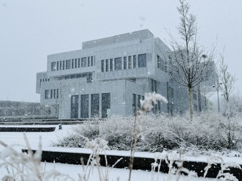 Winterliche Impressionen vom Innovation Campus Lemgo
