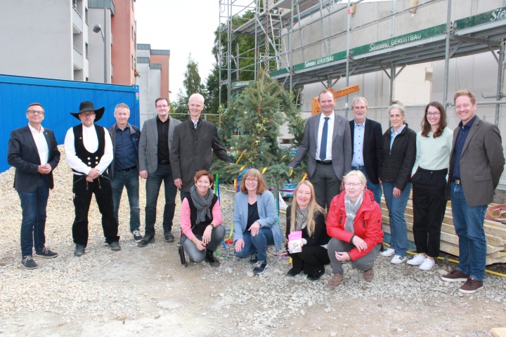 Campus-Kita feiert Richtfest 