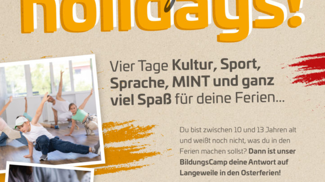 BildungsCamp vom 14. bis 17.4.25