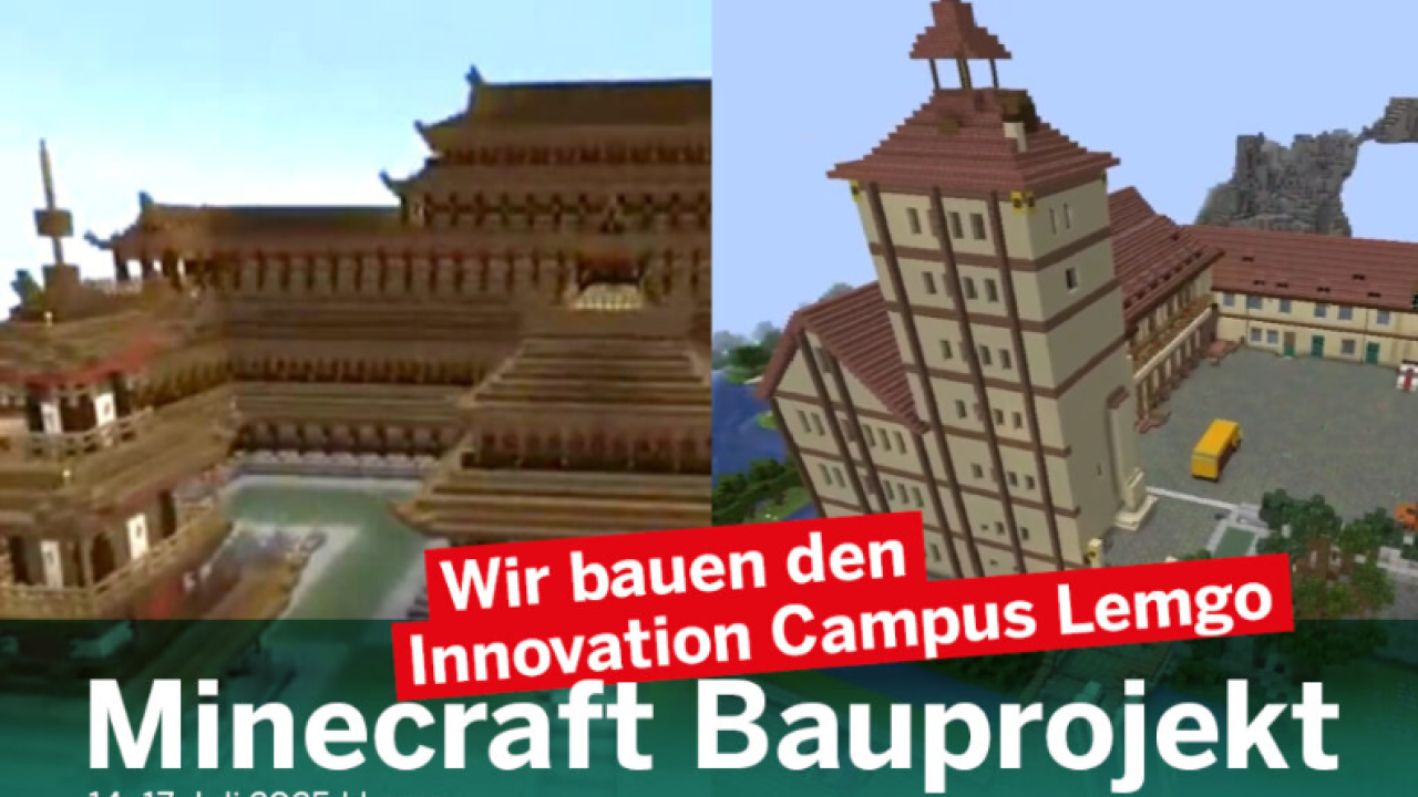 Minecraft Bauprojekt - Wir bauen den Innovation Campus Lemgo!