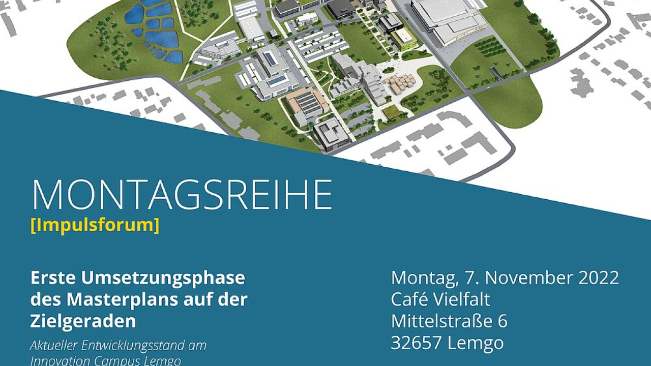 Montagsreihe: Erste Umsetzungsphase des Masterplans auf der Zielgeraden