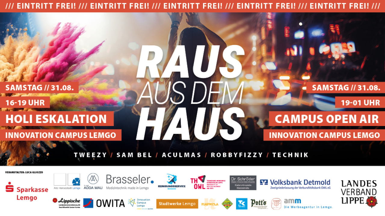 Raus aus dem Haus